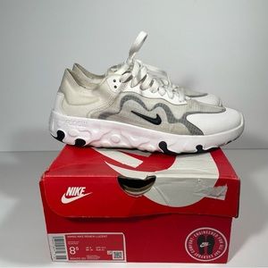 Nike Renew‎ Lucent Casual Gym Training Sneakers Women's Size 8.5 White Black EUC